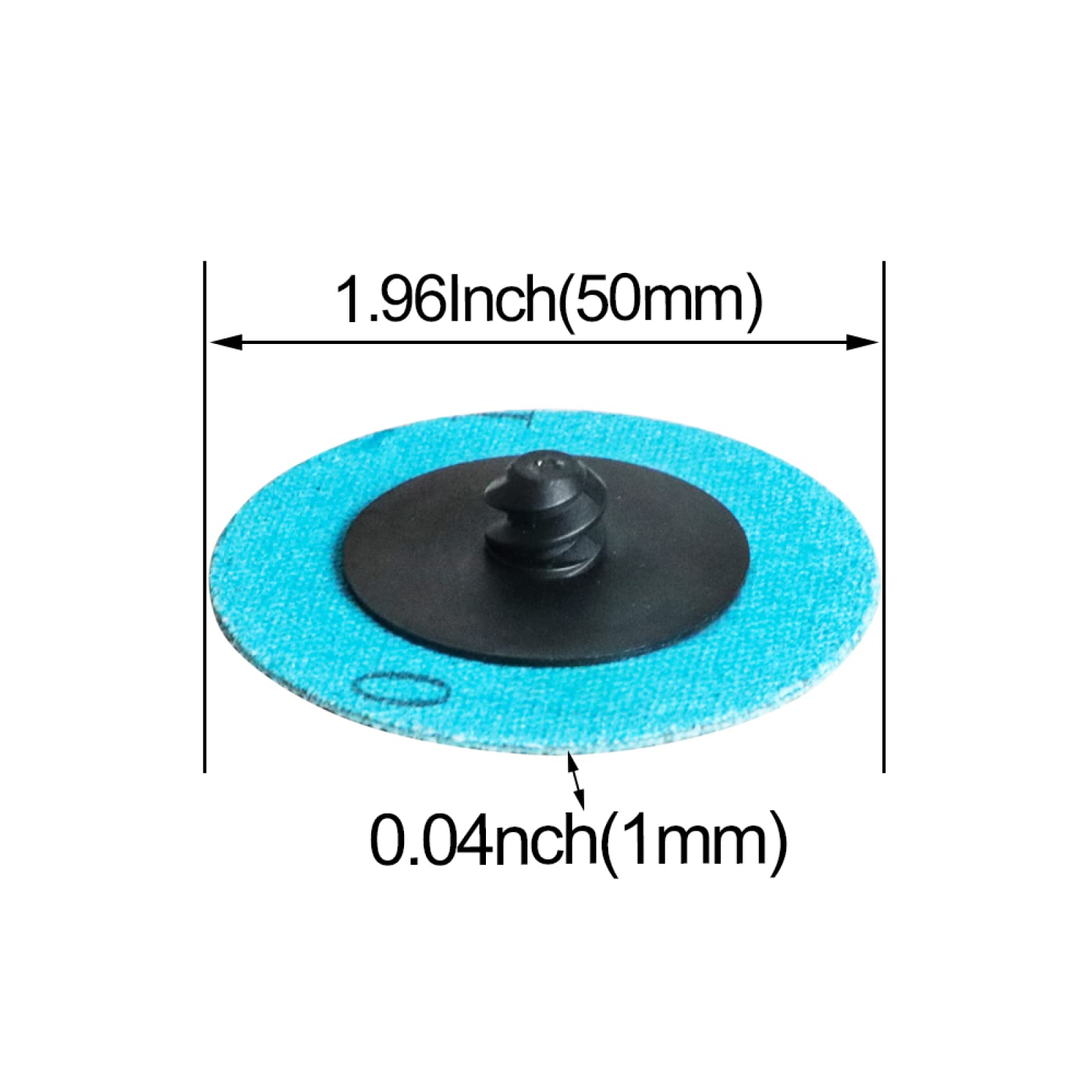 75PCS 2 Inch Quick Change Sanding Discs for Angle Grinder - 50mm Hook & Loop Sandpaper Pads with 5 Grits (40/60/80/120/240) - Perfect for Woodworking, Metal Polishing & DIY Projects