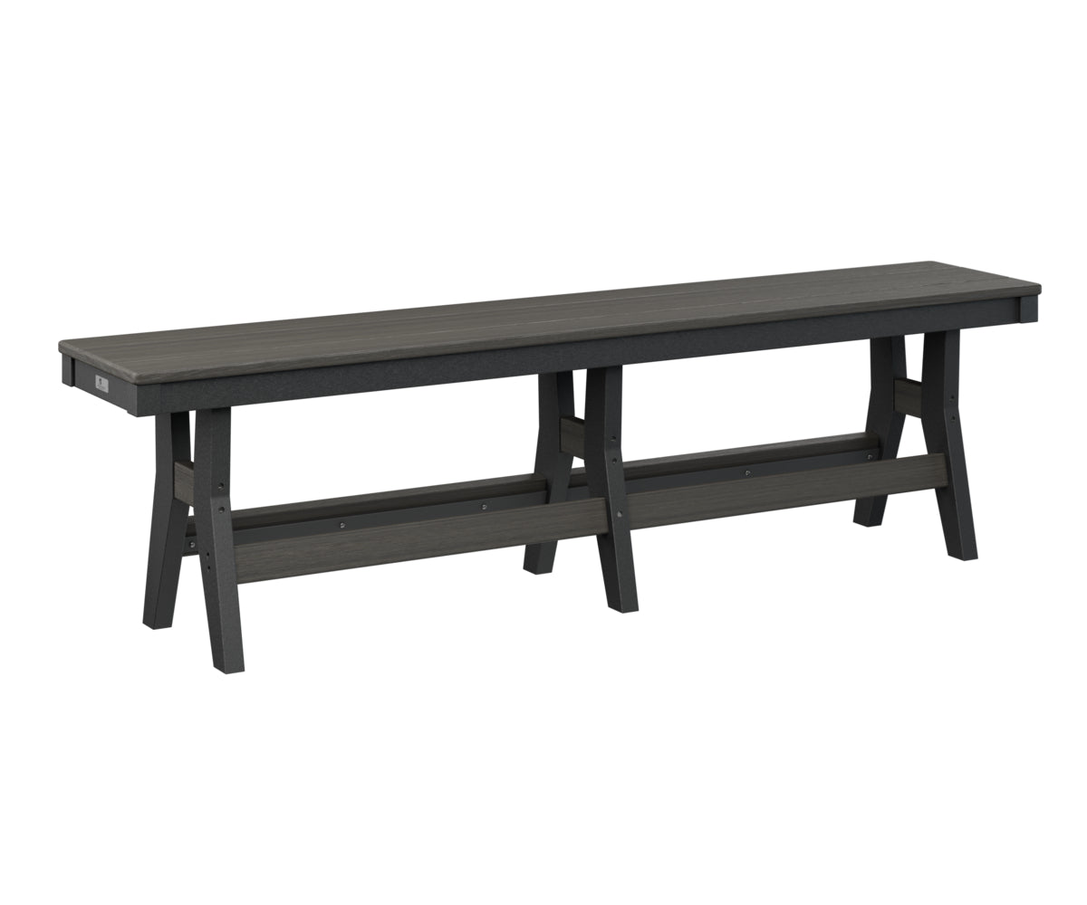 Berlin Gardens Harbor 66 Dining Bench - Outdoor Patio Furniture Set with Weather-Resistant Teak Wood - Perfect for Backyard, Garden, and Poolside Dining Areas