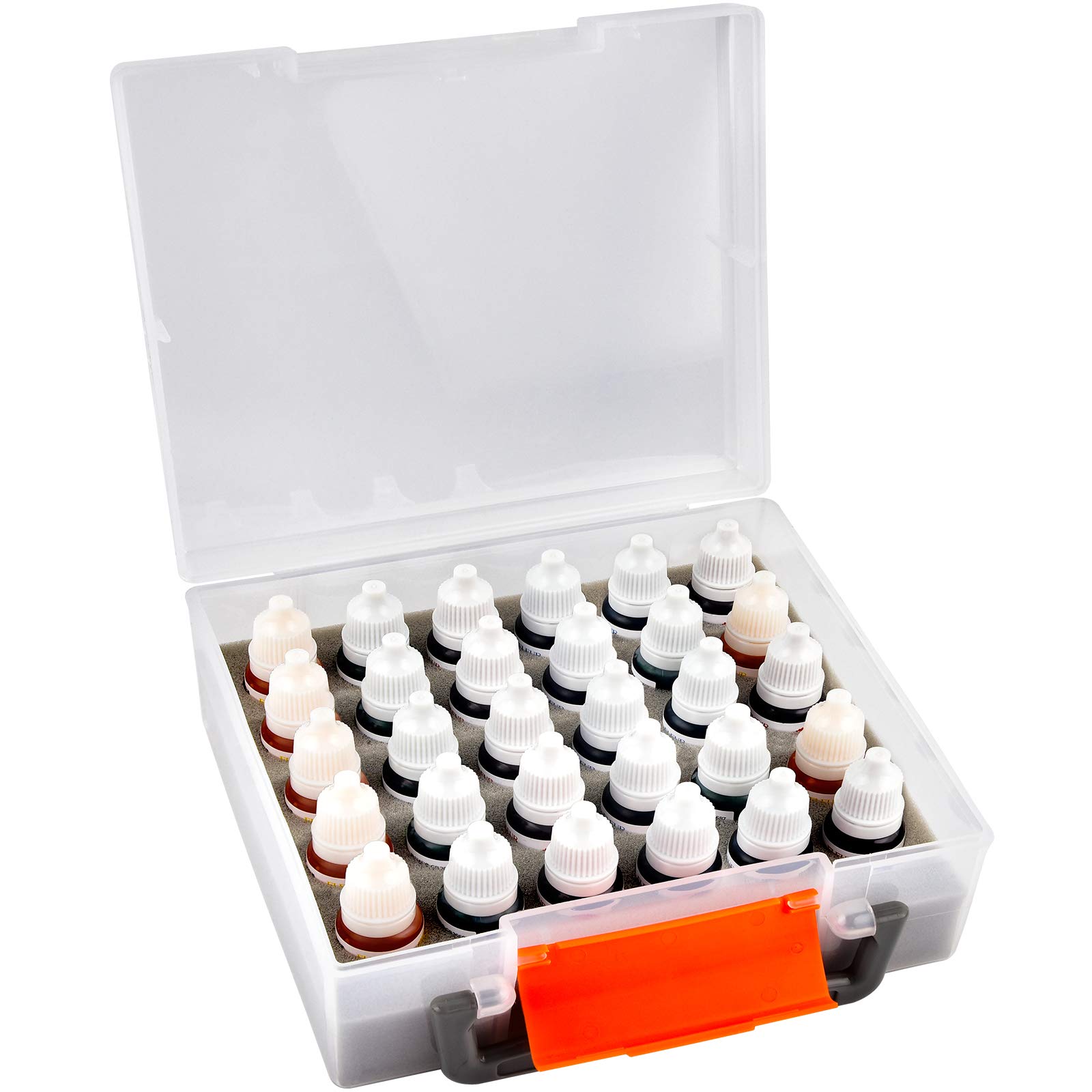 ALCYON Food Coloring Bottle Storage Organizer Case - Compatible with Cake Decorating Supplies, Food Grade Liquid Dye Container Holds 30 Bottles (Box Only) - Perfect for Baking, Cake Decorating & Kitchen Organization