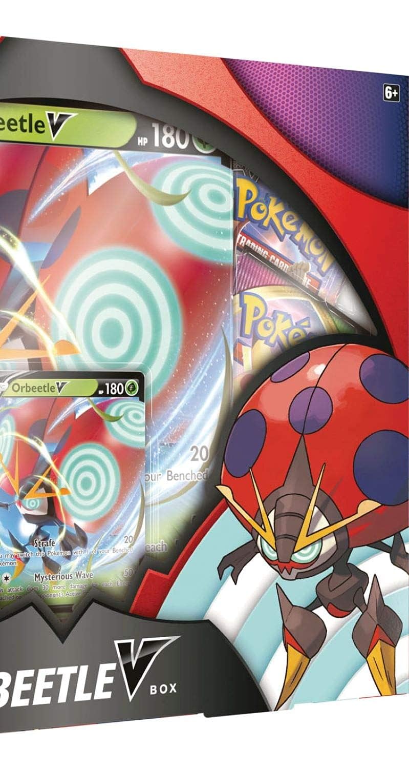 Pokemon TCG: Orbeetle V Box - Collectible Trading Card Game Set with Booster Packs & Promo Card | Perfect for Pokemon Fans, Card Collectors, and Competitive Players