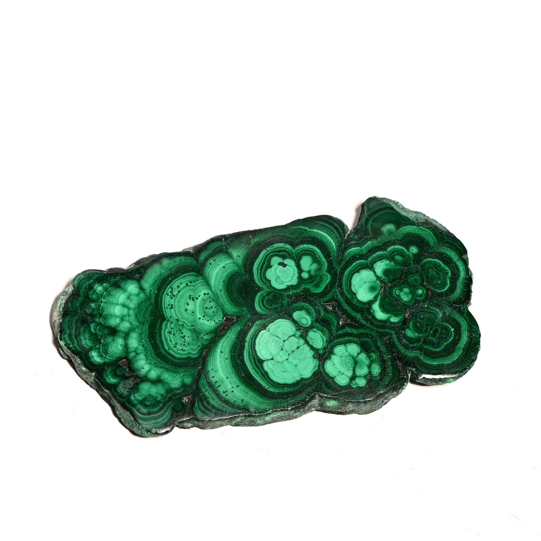 Natural Malachite Slab - Premium Polished Green Stone for Jewelry Making, Home Decor & Crystal Healing | Perfect for DIY Crafts, Meditation & Gifts