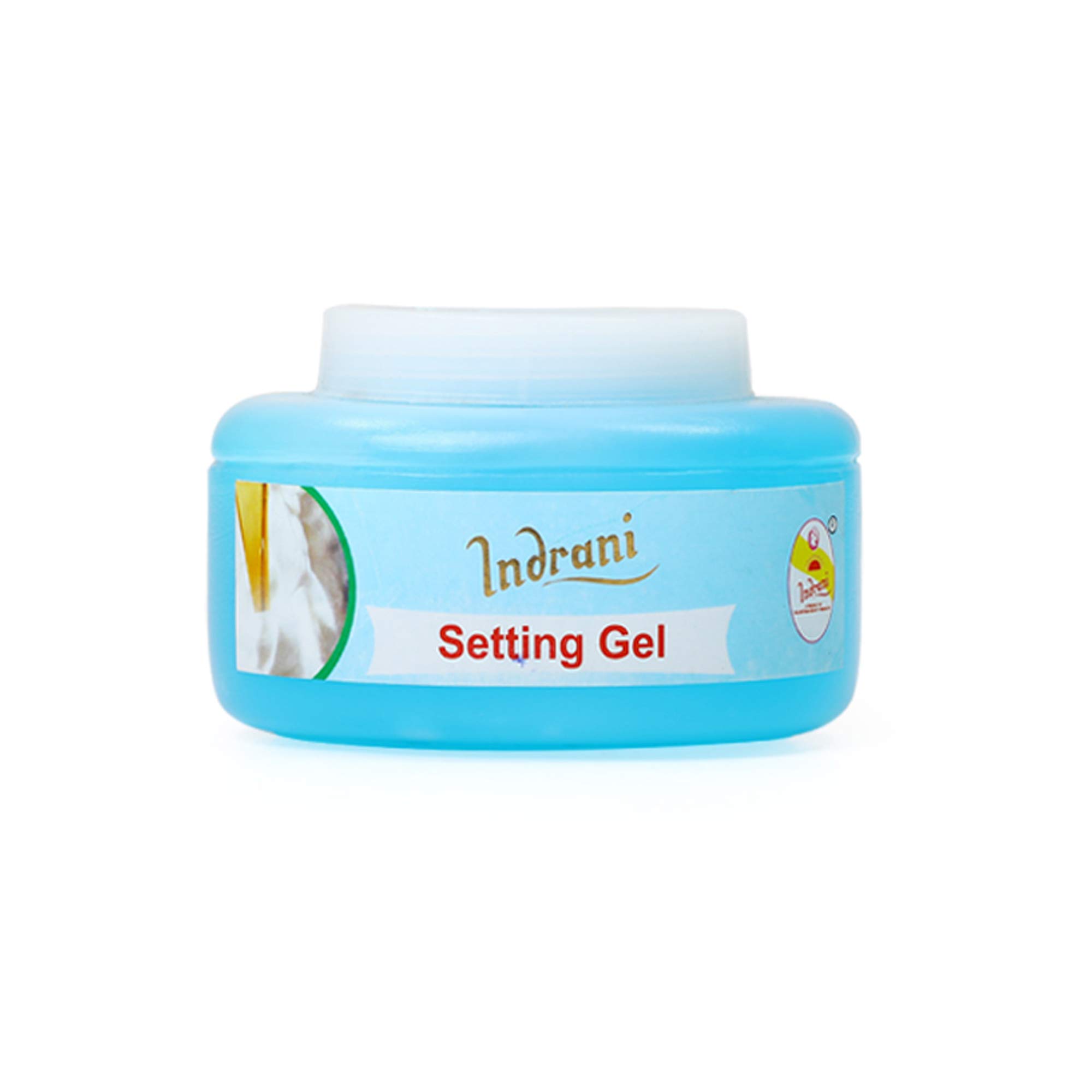 Indrani Professional Hair Setting Gel 200g - Strong Hold Styling Gel for Curly, Wavy & Straight Hair - Salon Quality Hair Gel for Men & Women - Perfect for Daily Styling, Special Occasions & Heat Protection