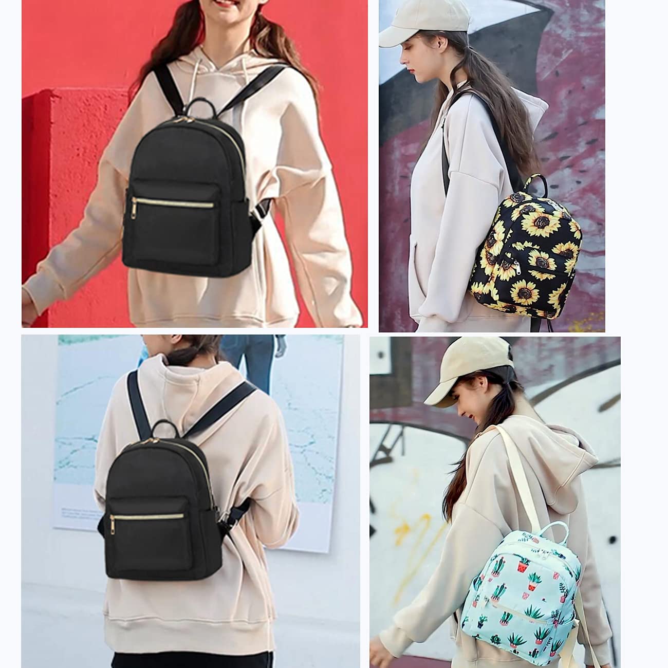 Cute Mini Backpack for Girls & Teens - Small Casual Backpack Purse for School, Travel & Daily Use | Lightweight Durable Daypack for Teens, College Students & Outdoor Activities