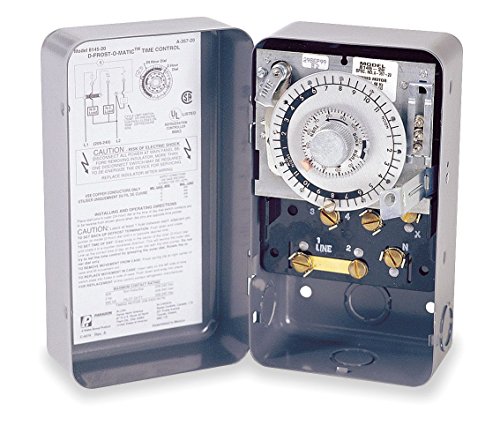 PARAGON 8145-00 40AMP Defrost Timer - 1-NO, 1-NC Switching, Time Initiated, 120V - Ideal for Commercial Refrigerators & Freezers