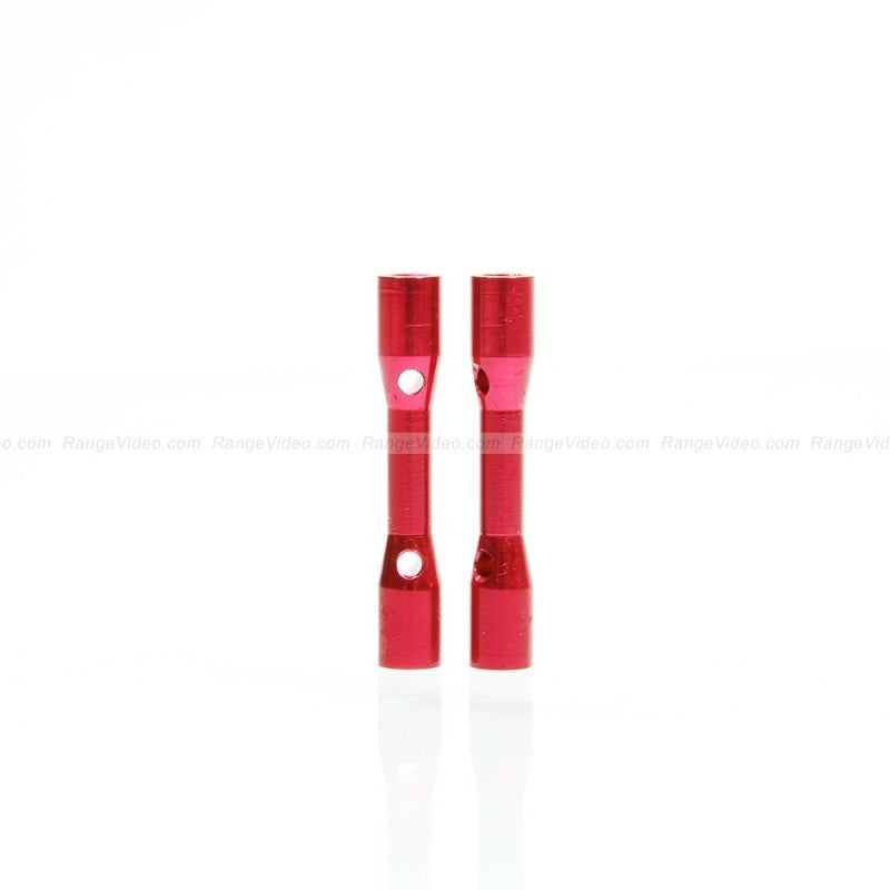 Red M3 x 0.5 x 30mm Female-Female Hex Standoff Spacers (2-Pack) - for PCB, Motherboard & Electronic Projects - DIY Computer Hardware & Circuit Board Mounting Solutions