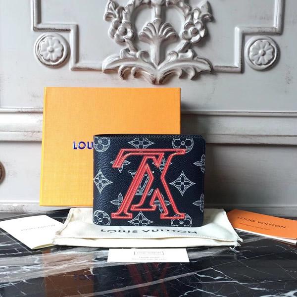 Authentic LV Monogram Upside Down Canvas Multiple Wallet - Luxury Designer Card Holder for Men & Women - Perfect for Travel, Business & Everyday Use
