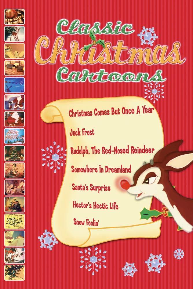 Classic Christmas Cartoons DVD Collection - Holiday Family Movies for Kids & Adults - Perfect for Christmas Eve, Family Gatherings & Festive Movie Nights