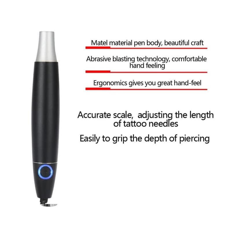 4Beauty Professional Permanent Makeup Machine - Digital Touch Screen PMU Tattoo Device for Eyebrows, Lips & Eyeliner | Salon & Home Use Beauty Equipment