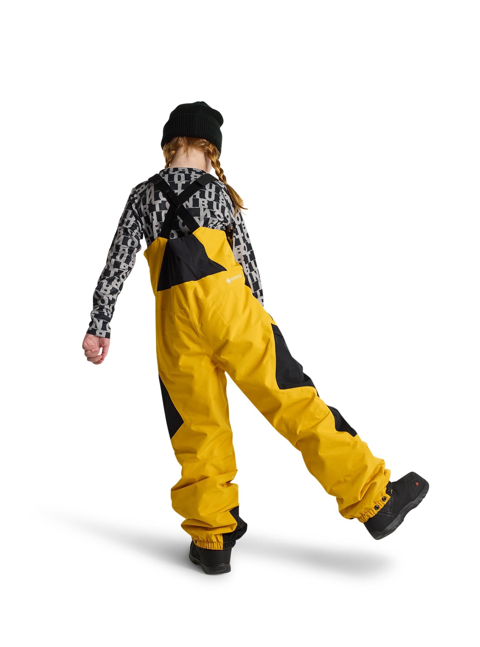 Burton Kids' Powline GORE-TEX Waterproof Snow Bib Pants - Warm & Durable Winter Ski Pants for Boys & Girls - Perfect for Snowboarding, Skiing & Outdoor Winter Activities