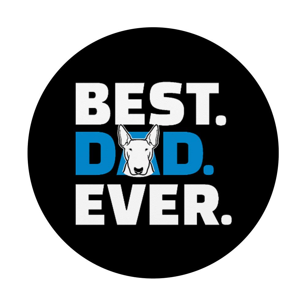 Bull Terrier Dad PopSockets Phone Grip & Stand - Expandable Holder for iPhone, Samsung & Tablets - Perfect for Selfies, Gaming & Hands-Free Use
