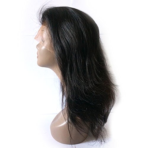 Enoya 180% Density 360 Lace Frontal Human Hair Wig with Baby Hair | Brazilian Virgin Straight Hair for Black Women (10 Inch) | Perfect for Daily Wear, Special Occasions & Protective Styling