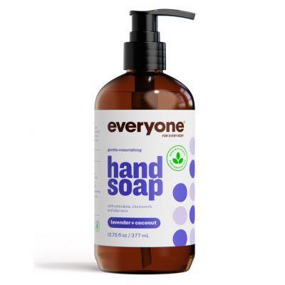 Lavender & Coconut Hand Soap - 12.7oz (377mL) - Moisturizing & Antibacterial - Perfect for Bathroom, Kitchen & Office Use