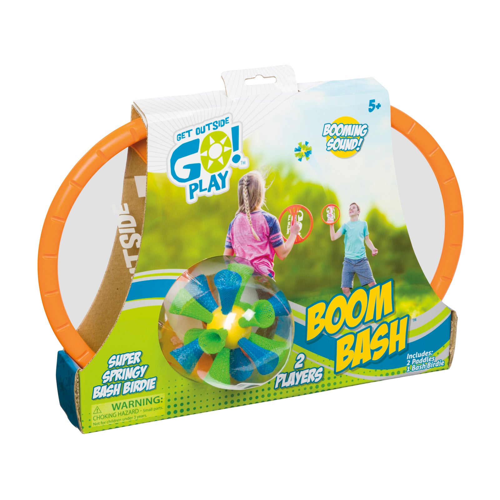 Boom Bash Outdoor Paddle and Bash Birdie Game Set - Fun Backyard & Beach Activity for Family, Friends & Parties | Perfect for Picnics, Camping & Outdoor Gatherings
