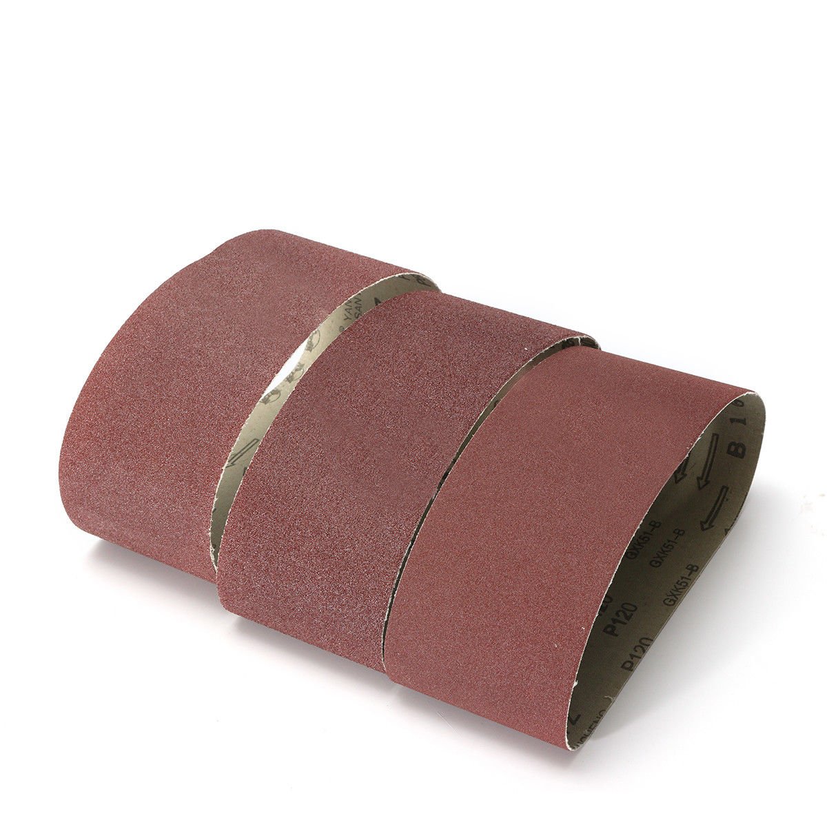 3 Inch x 18 Inch Sanding Belts - 10 Pack Aluminum Oxide Sanding Belts with 60/80/120/180/240/320/400/600/800/1000 Grits for Woodworking & Metal Polishing - Perfect for Belt Sanders, DIY Projects, Furniture Refinishing and Automotive Sanding