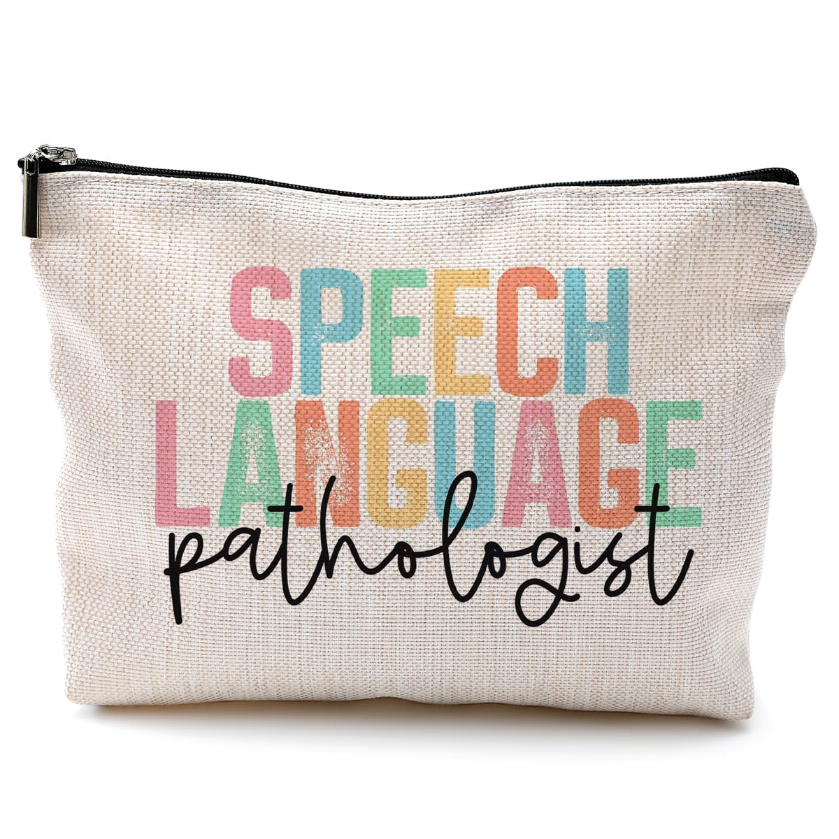 Speech Language Pathologist Gifts - SLP Makeup Cosmetic Bag for Women | Perfect Speech Therapist Appreciation Present | Ideal for Work, Travel & Daily Use