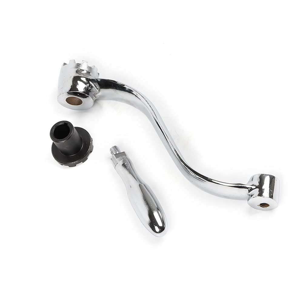 9 Teeth Crank Milling Machine Handle - Replacement Knee Mill Part with Swivel & Elevating Crank + Gearshaft Clutch Insert - Perfect for Bridgeport & Vertical Milling Machines (Workshop & Metal Fabrication Use)