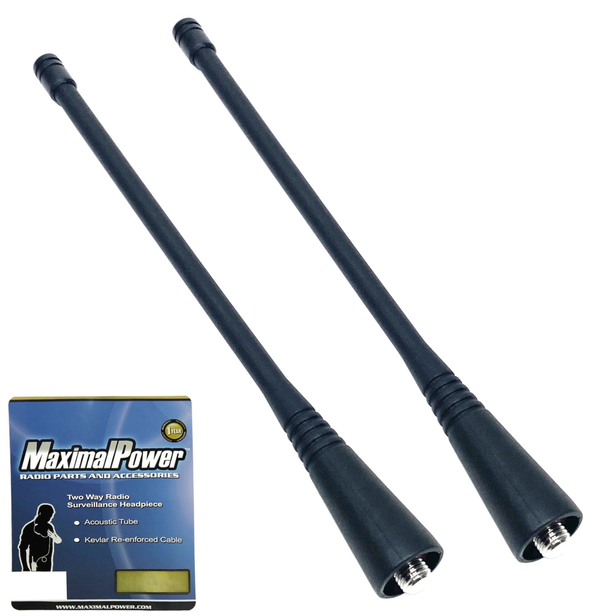 UHF Whip Antenna for Motorola Radio - Compatible with NAE6483, GP300, GP340, GP360, GP380, CP200, CP200D, HT1250, EP450, EX500, EX600, EX600XLS (6.5 Inch) - Ideal for Police, Security, Construction & Outdoor Communication