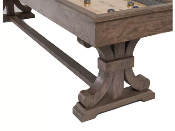 Premium Presidential Carmel Shuffleboard Table - Professional 12ft & 14ft Tournament Size for Game Rooms, Bars & Home Entertainment - Perfect for Family Fun & Social Gatherings