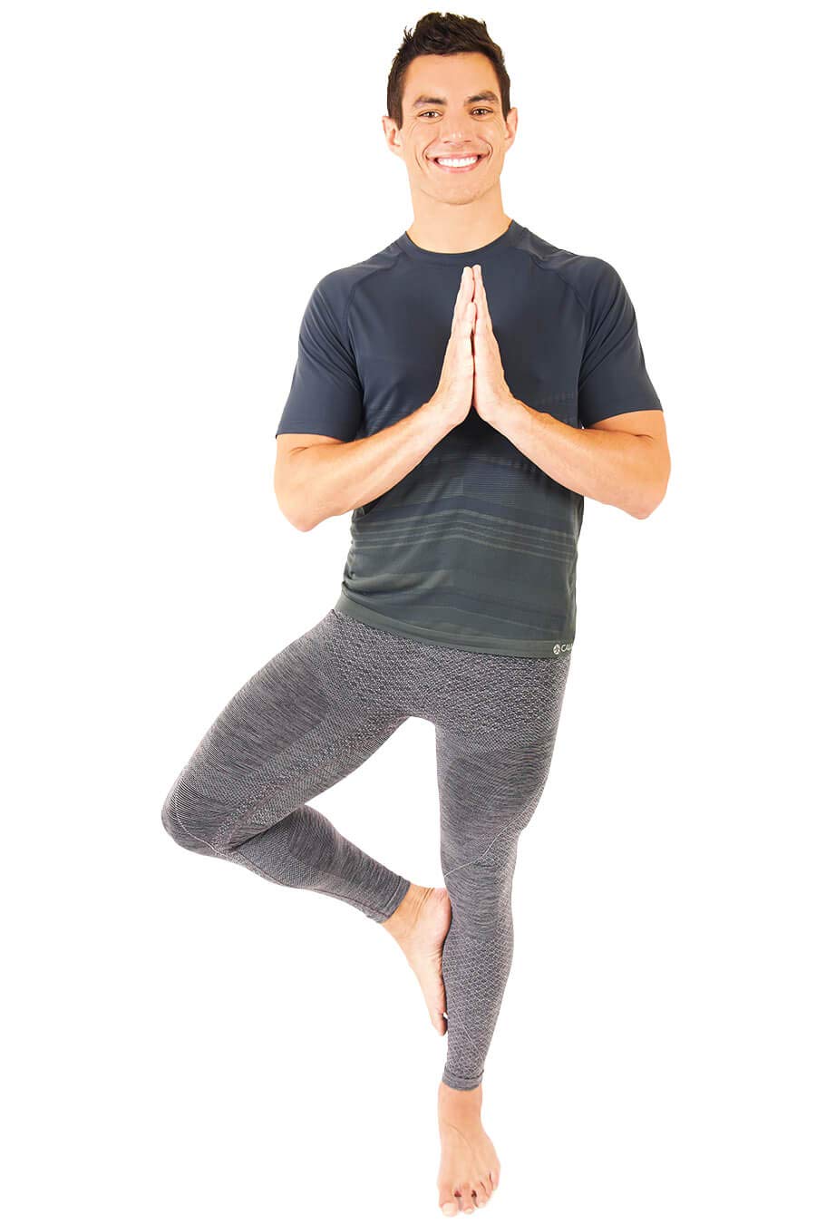 Men's Oceanside Compression Leggings - UPF 50+ Sun Protection & Muscle Recovery Tights for Running, Yoga & Workouts - Perfect for Active Lifestyles & Post-Exercise Recovery