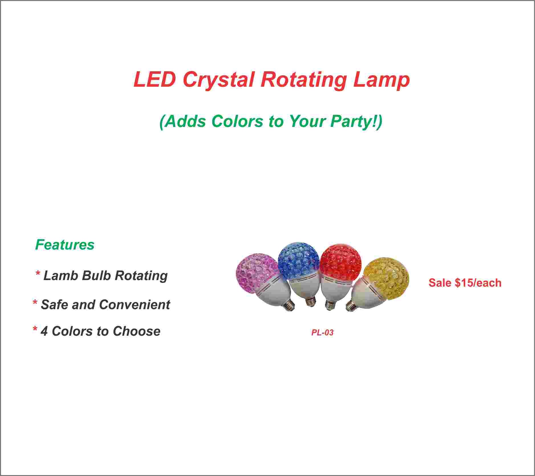 LED Crystal Rotating Lamp - 3D Holographic Night Light with Remote Control for Bedroom, Party & Home Decor | Romantic Mood Lighting Gift