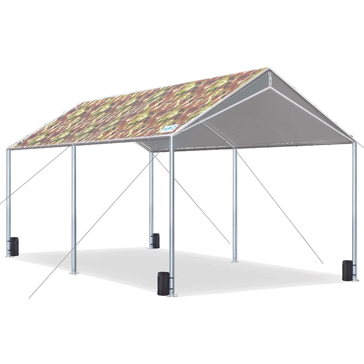 20' x 10' Heavy Duty Car Canopy Shelter - Waterproof UV Protection Outdoor Carport for Vehicles, Parties, Camping & Backyard Use