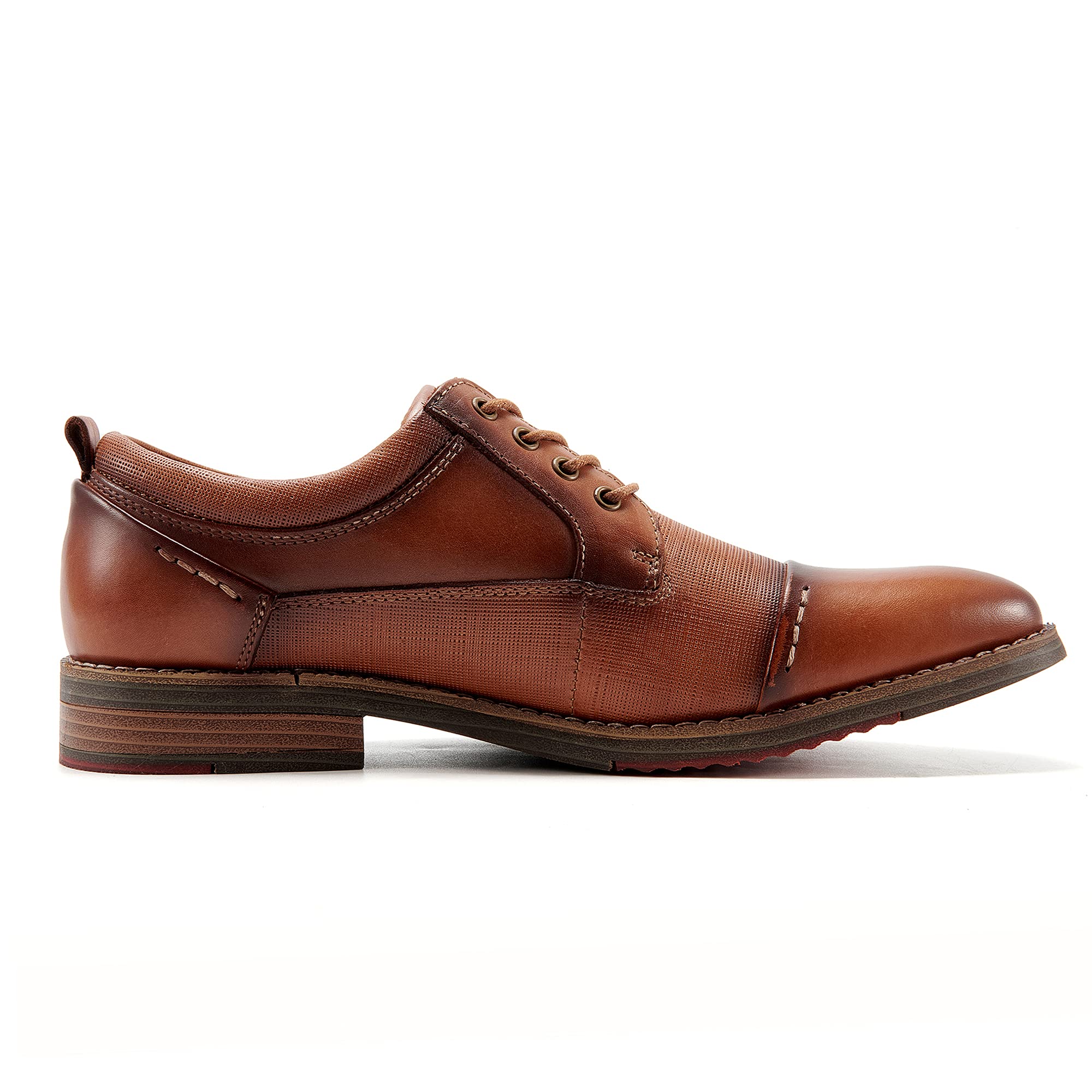 Arkbird Men's Genuine Leather Oxford Dress Shoes - Comfortable Business Formal Shoes for Work & Office | Professional Wedding & Party Footwear