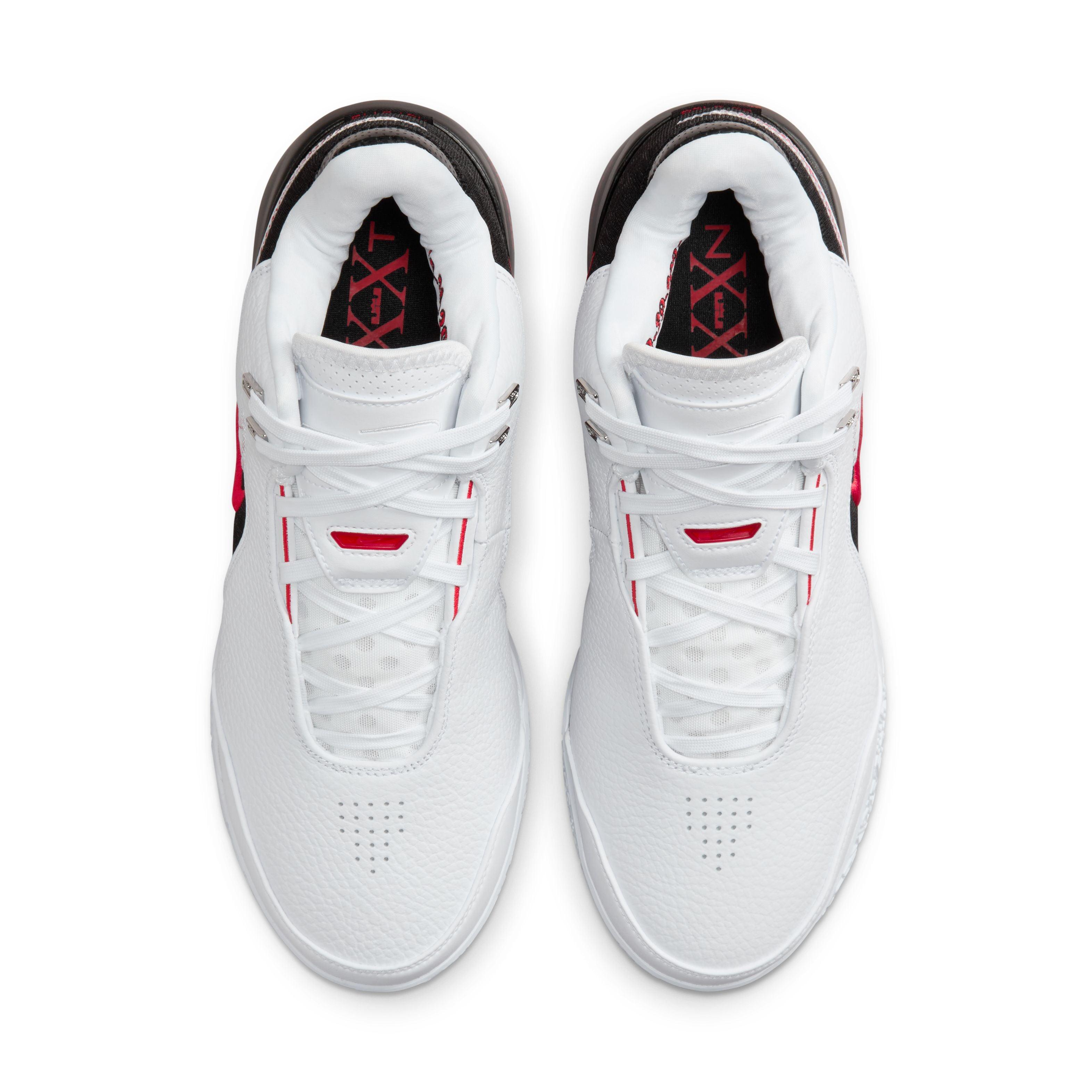 LeBron NXXT Gen AMPD EP Basketball Shoes in White - High-Performance Sneakers for Men, Perfect for Indoor & Outdoor Courts, Training, and Casual Wear