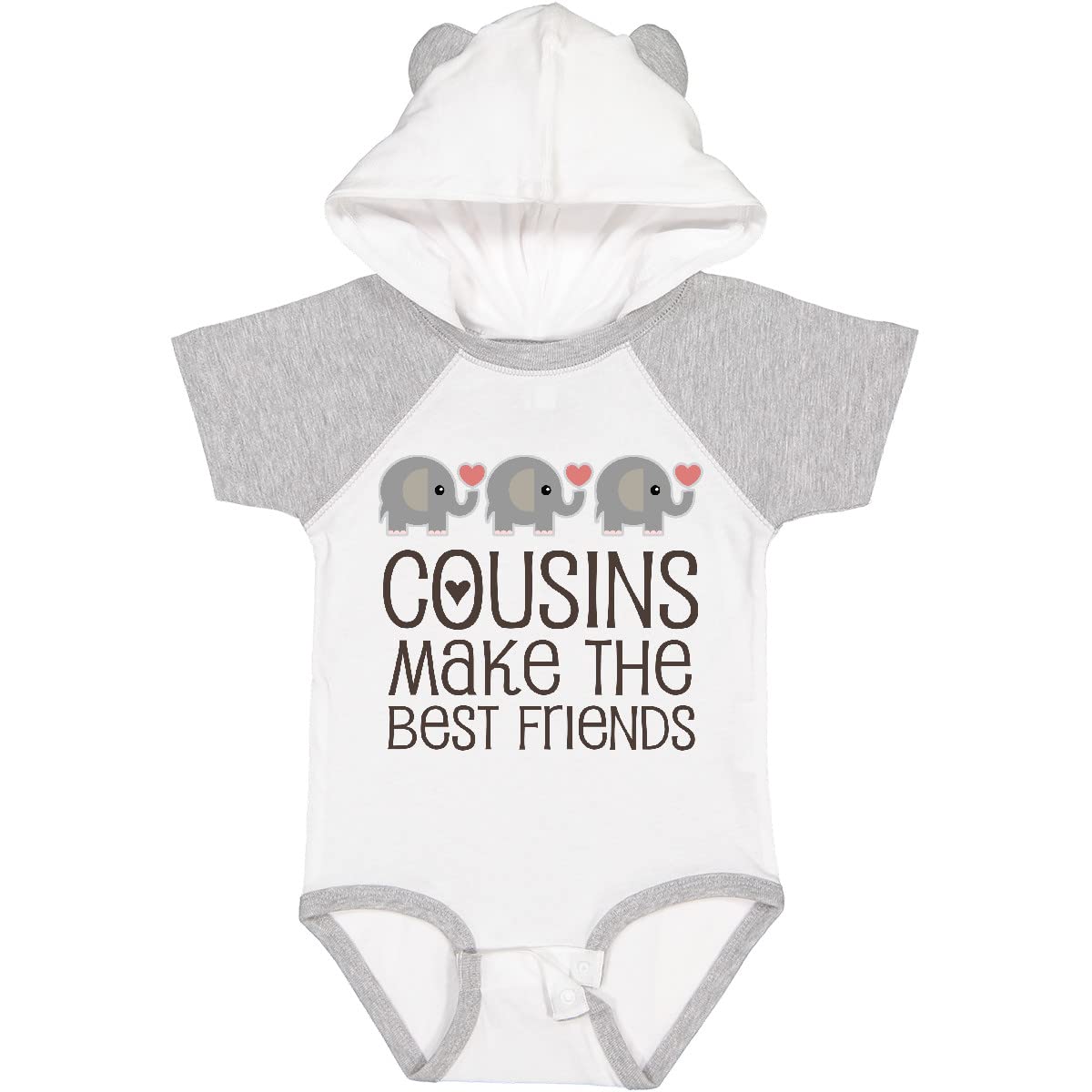 Inktastic Cousins Make the Best Friends Baby Bodysuit - Soft Cotton Infant Onesie for Family Matching Outfits & Photo Shoots | Perfect Gift for Newborns & Baby Showers