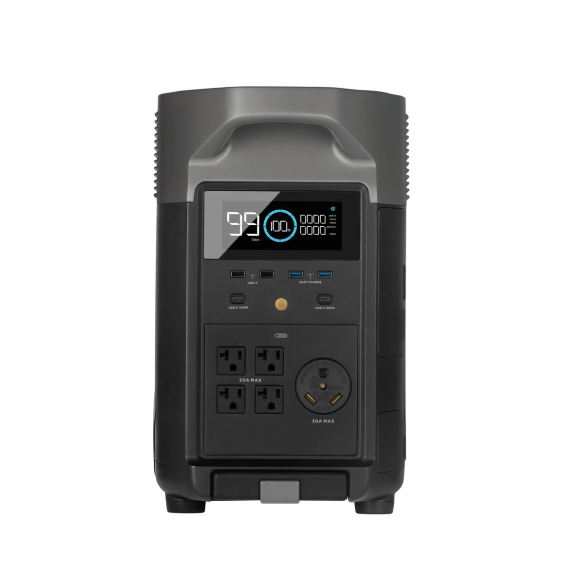 Refurbished EcoFlow DELTA Pro Portable Power Station - 3600Wh Solar Generator for Home Backup, Camping & Outdoor Adventures - Fast Charging, Expandable Capacity, Clean Energy Solution