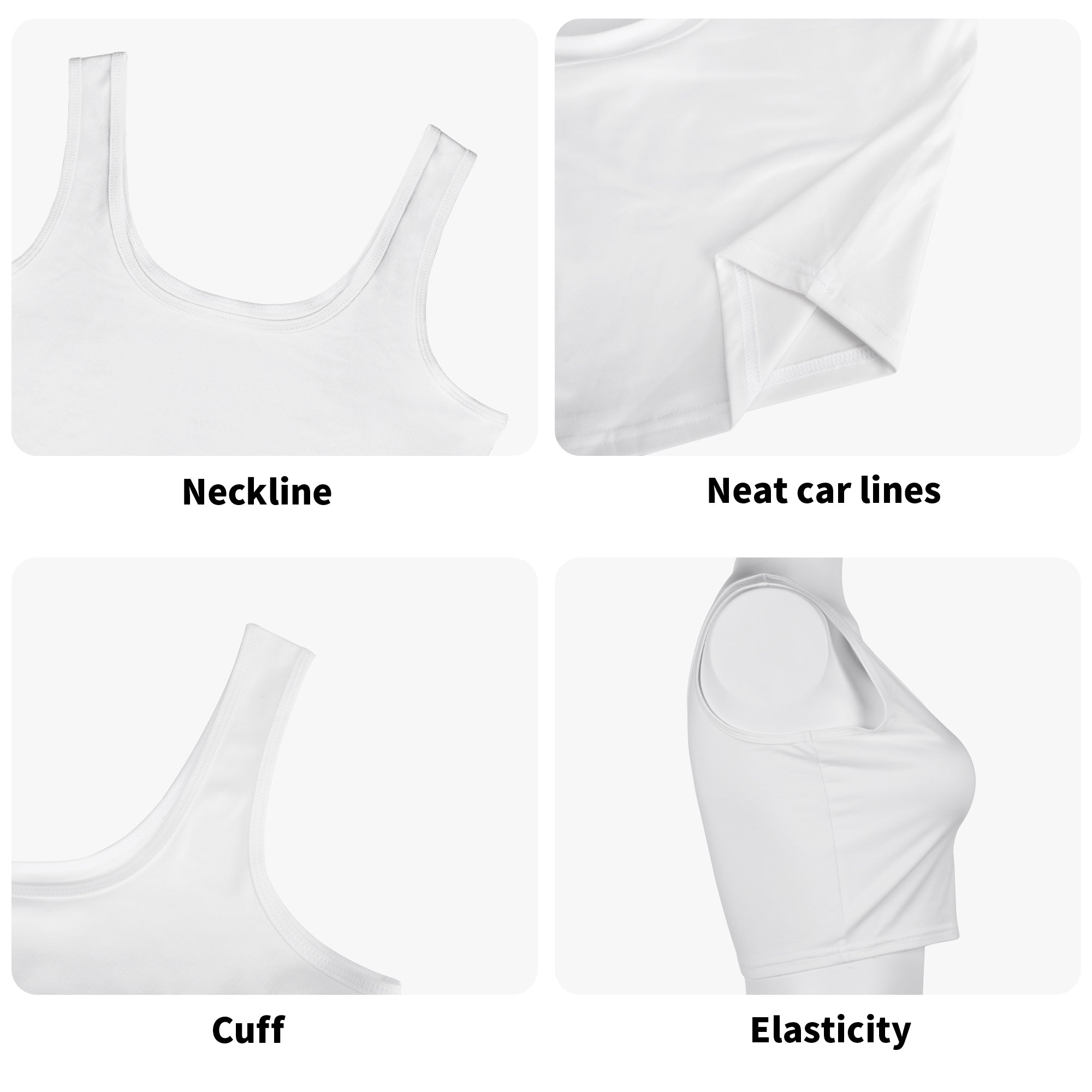 Functional Women's Crop Tank Top - Comfortable & Stylish Workout Shirt for Yoga, Gym & Summer Outfits