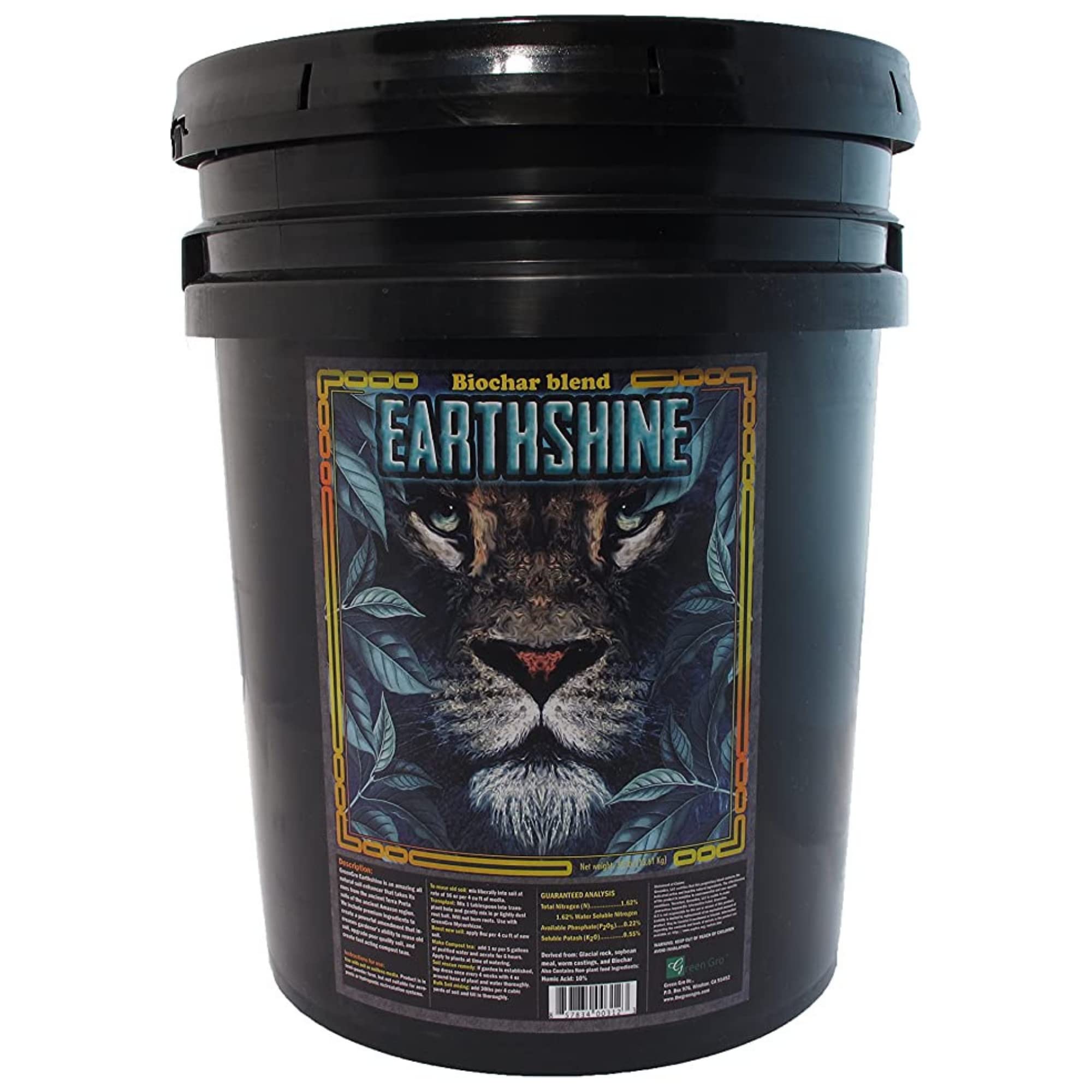 Premium Organic Biochar & Humic Acid Soil Amendment - 30lb Carbon Sequestration Plant Food with Worm Castings | Improves Soil Health for Gardens, Lawns & Compost Tea | Sustainable Gardening & Carbon Farming Solution