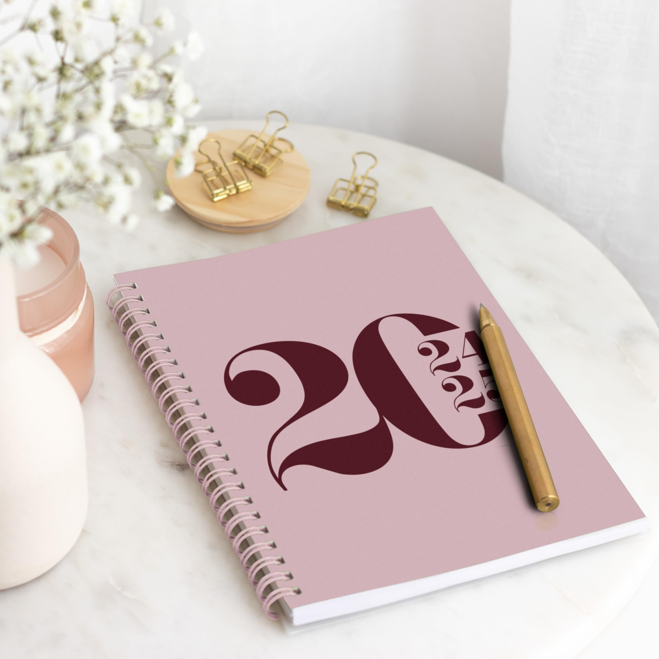 Rileys 2024-2025 Academic Planner - 18 Month Weekly & Monthly Organizer (July 2024-Dec 2025) with Flexible Cover & Notes Pages - 20x15cm Pink Student Diary | Perfect for College Schedule Planning, Homework Tracking & Time Management