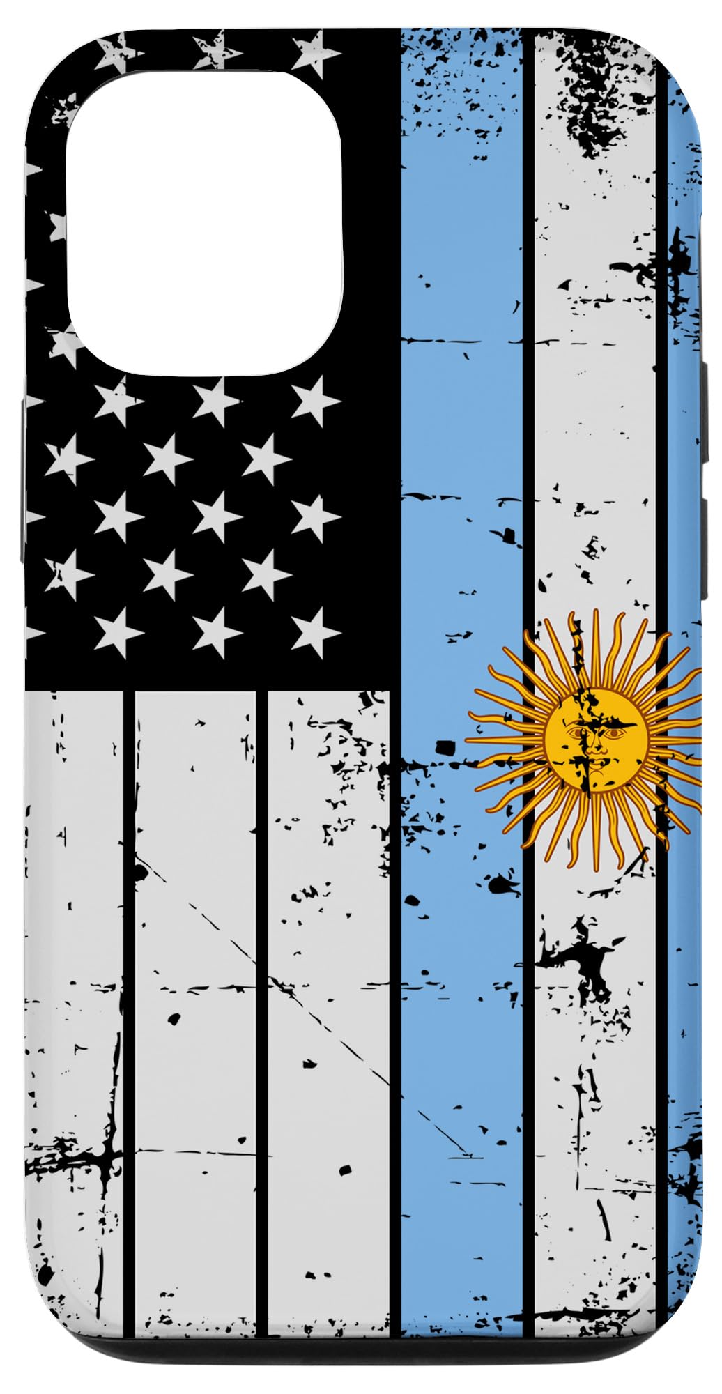 iPhone 12/12 Pro Case with Argentina Flag Design - Durable Protective Cover for Travel & National Pride | Compatible with USA Models