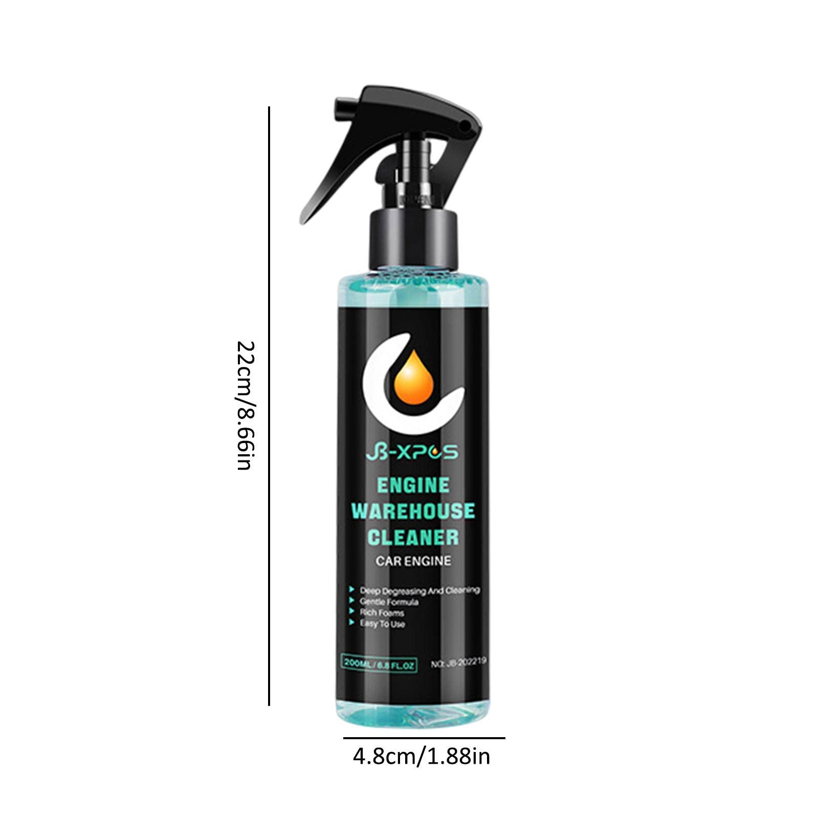 Best Car Engine Cleaner Spray - No Rinse Formula for Engine Bay & Compartment | Effective Auto Detailing Tool for DIY Car Wash & Maintenance - Perfect for Sedans, SUVs & Trucks