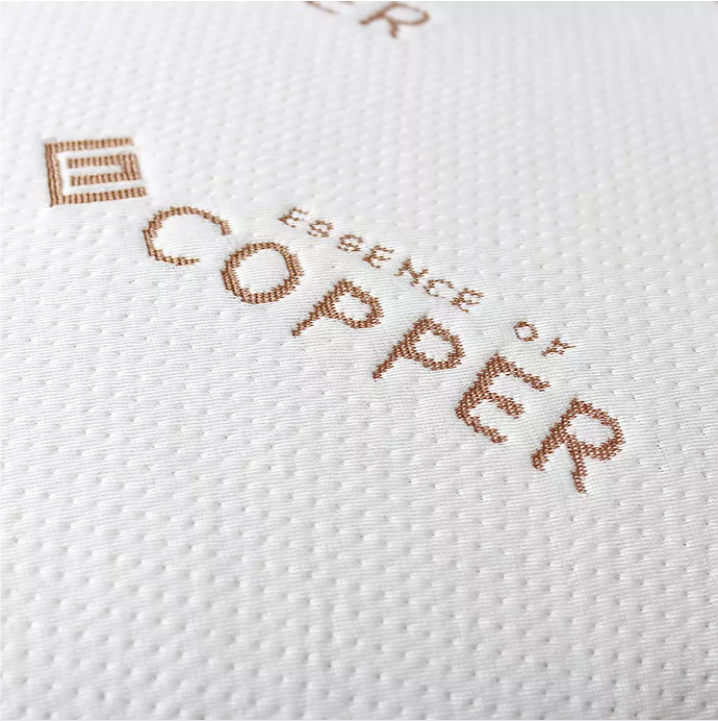 TOUCH OF COPPER PILLOW - Premium Copper Infused Pillow for Better Sleep & Skin Health | Ideal for Side Sleepers & Anti-Aging Care