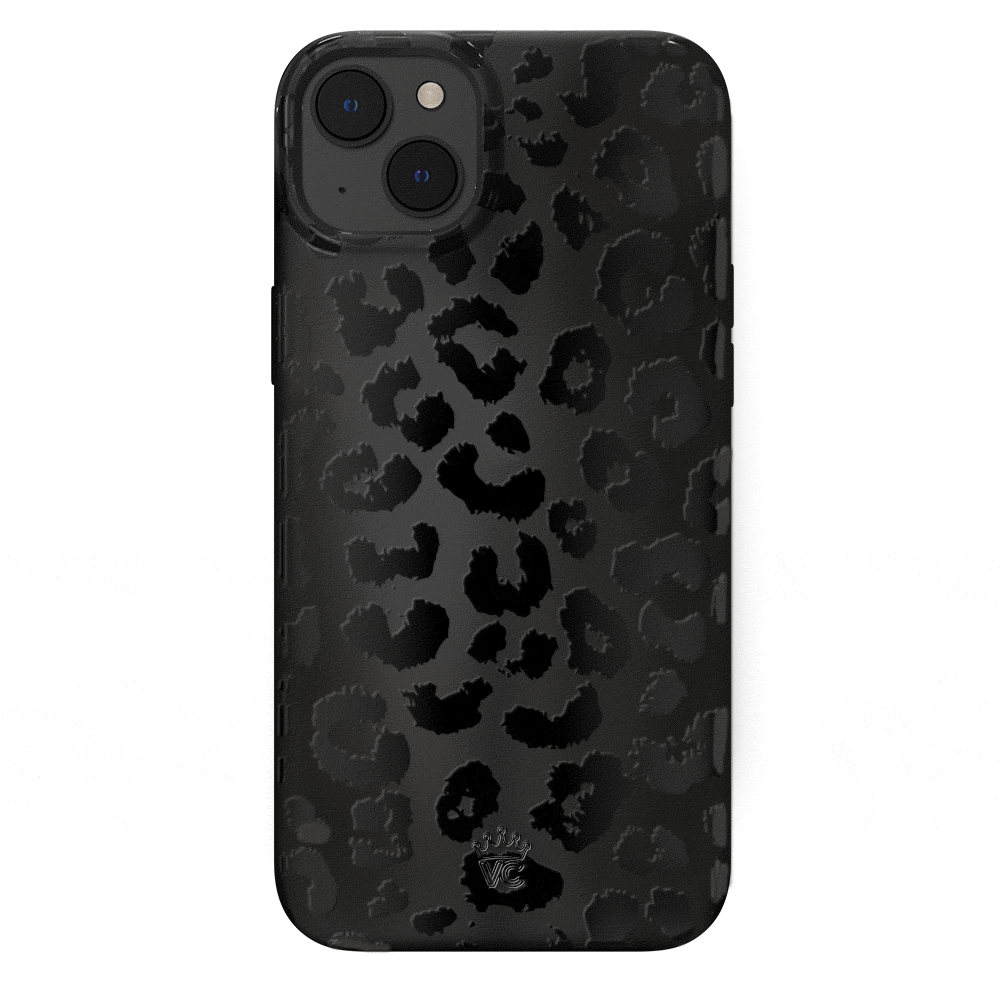 Black Leopard iPhone Case - Stylish & Durable Phone Cover for iPhone [Models] - Perfect for Everyday Protection & Fashion Statement