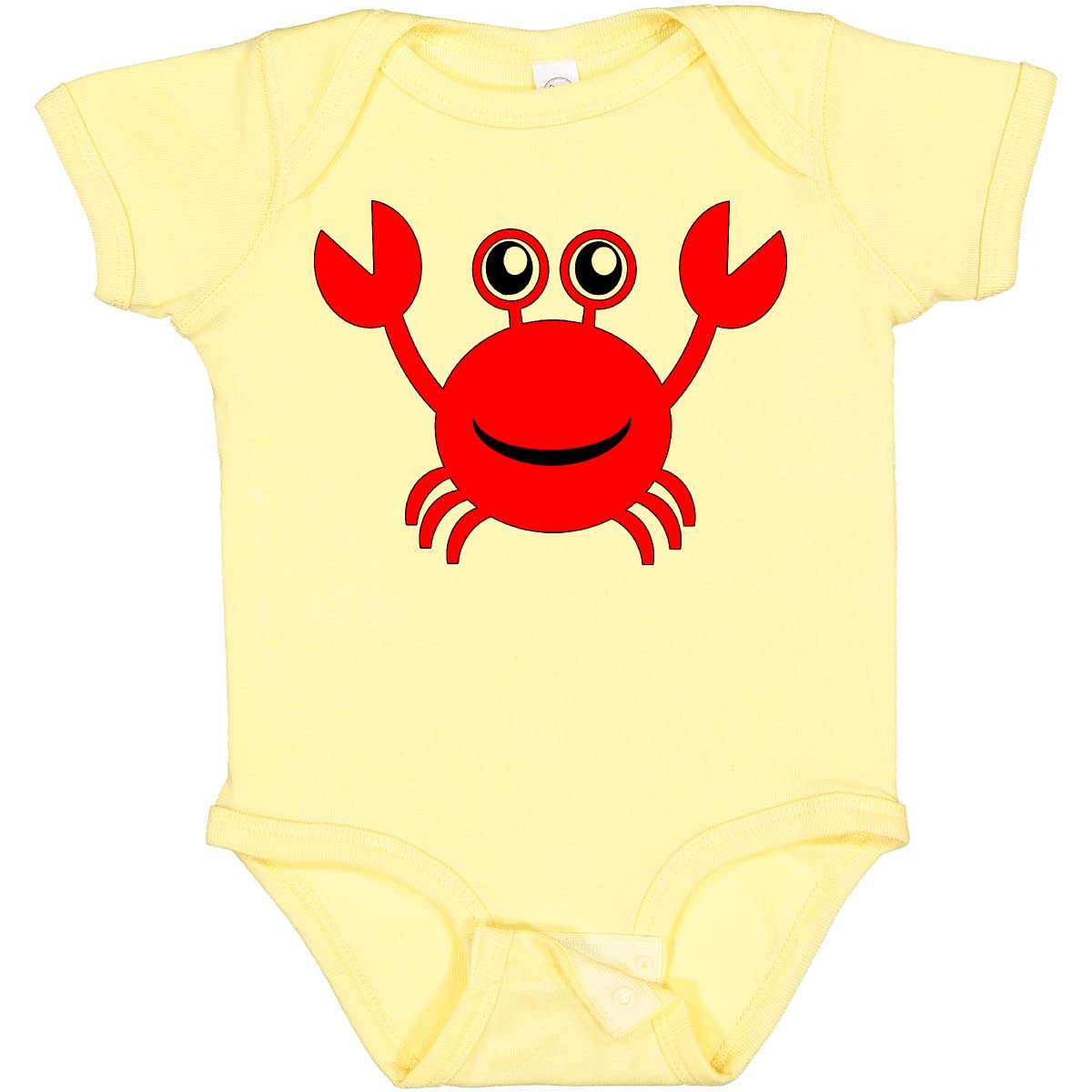 Inktastic Adorable Red Crab Baby Bodysuit - Soft Cotton Onesie for Newborns & Infants - Perfect for Beach Vacations, Summer Outings & Family Photos