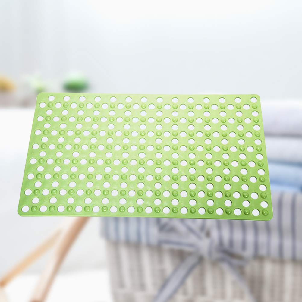 Non-Slip Shower Mat with Drain Holes - Anti-Slip Bathroom Floor Mat with Strong Suction Cups for Bathtub & Shower Stall - Perfect for Bathroom Safety & Comfort