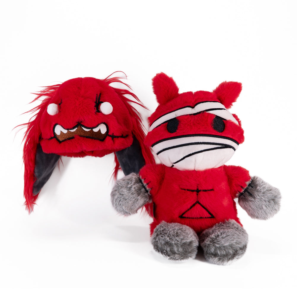 Plushie Dreadfuls Rage Rabbit Stuffed Animal - Soft Emotional Support Toy for Stress Relief & Anger Management | Perfect for Therapy, Gifts & Home Decor