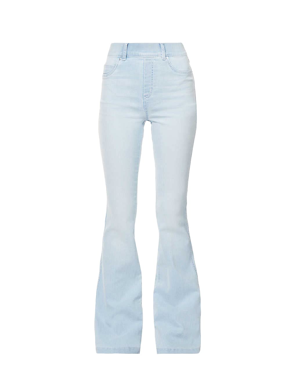 SPANX Women's Retro Light Wash Stretch Flare Jeans - High Waisted Vintage Denim Pants for Casual & Dressy Outfits | Perfect for Work, Date Night & Everyday Wear (Size XS)