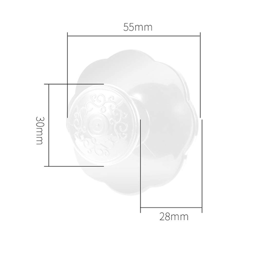 6 Pack Self-Adhesive Drawer Knobs - No Drill Cabinet Handles, Easy Install Pulls for Kitchen Cabinets, Drawers, Windows - Convenient Stick-On Handles (White) - Perfect for Elderly & Kids Friendly Home Organization