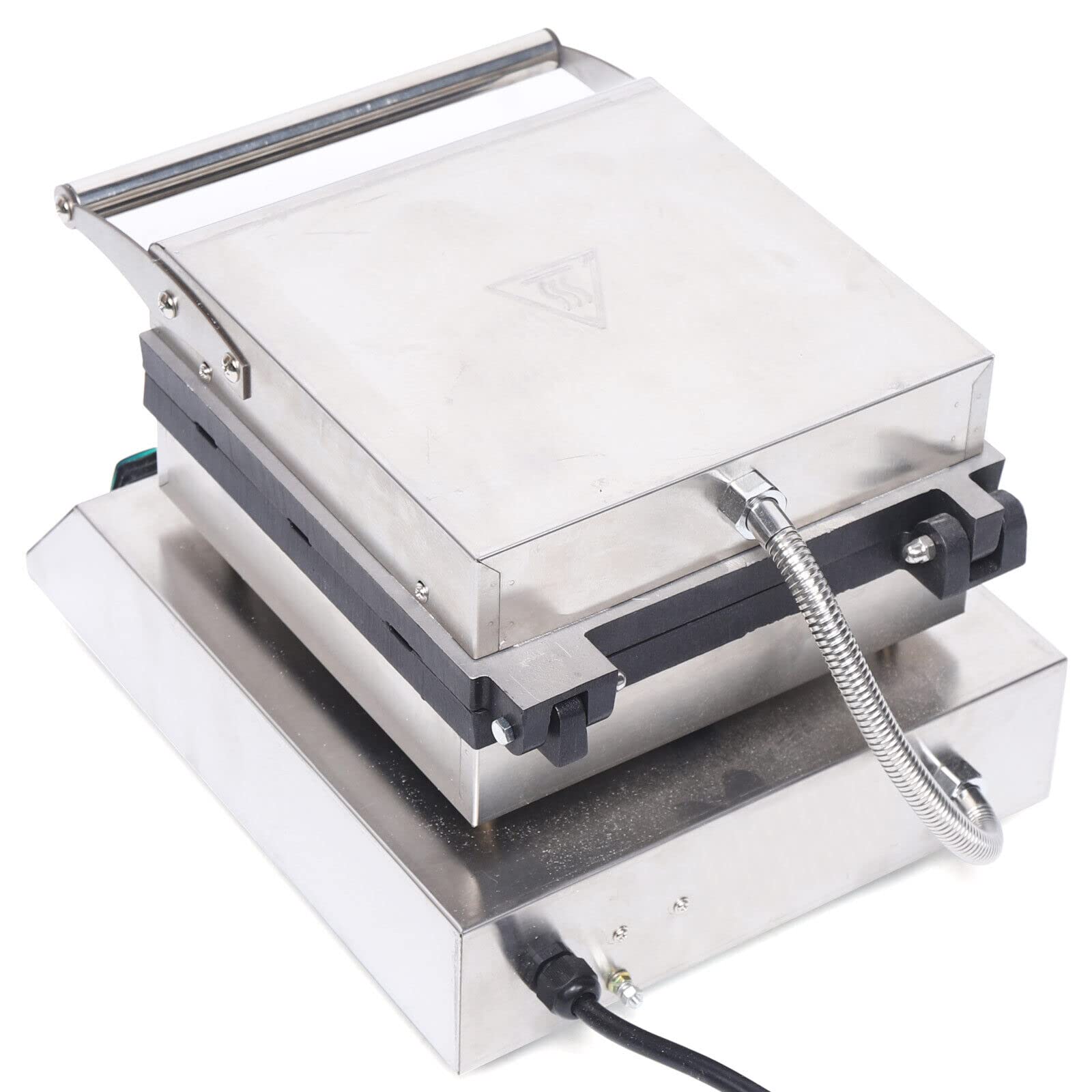 Commercial Electric Waffle Maker - 1500W Belgian Waffle Iron with 6 Grids & Double-Sided Nonstick Plates for Restaurants, Bakeries, Cafes & Home Use - Perfect for Breakfast, Brunch, Desserts & Catering Events