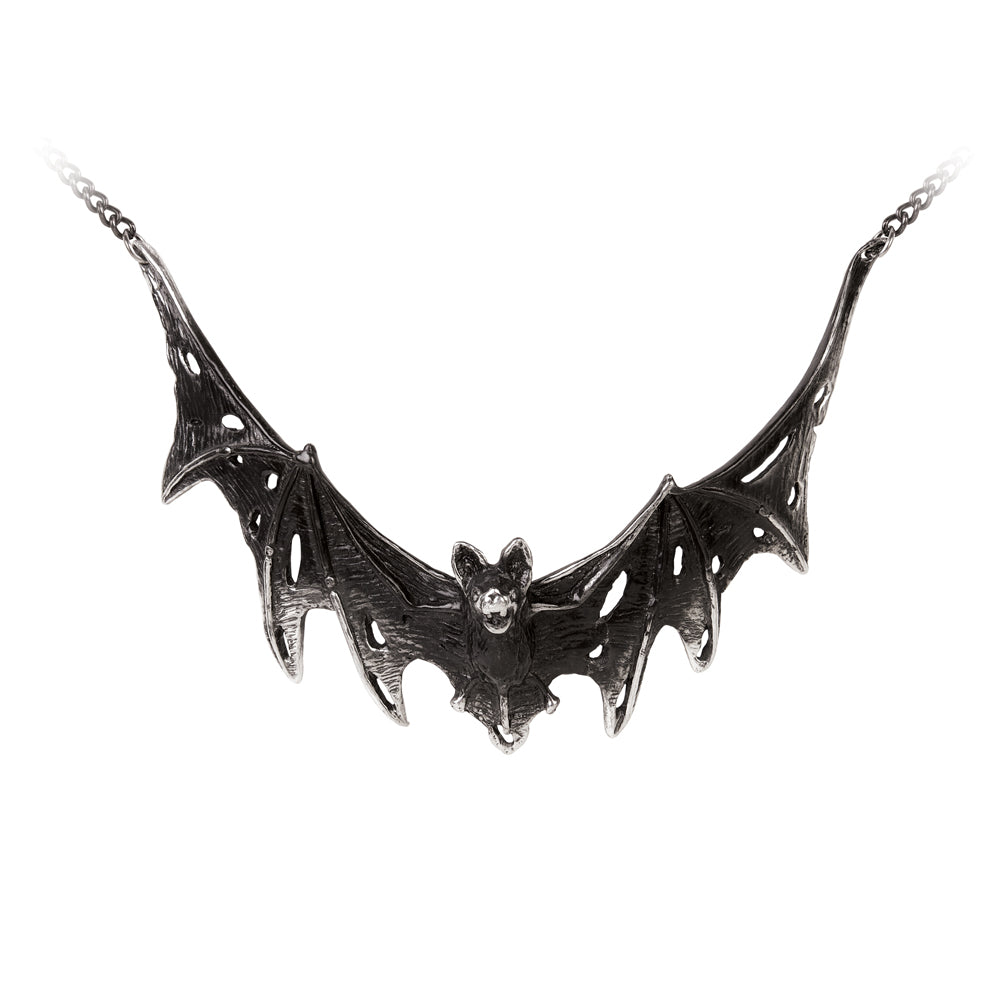 Bat Pendant Necklace - Gothic Jewelry for Women, Halloween & Vampire Themed Accessory - Perfect for Costume Parties, Dark Aesthetic & Everyday Goth Fashion