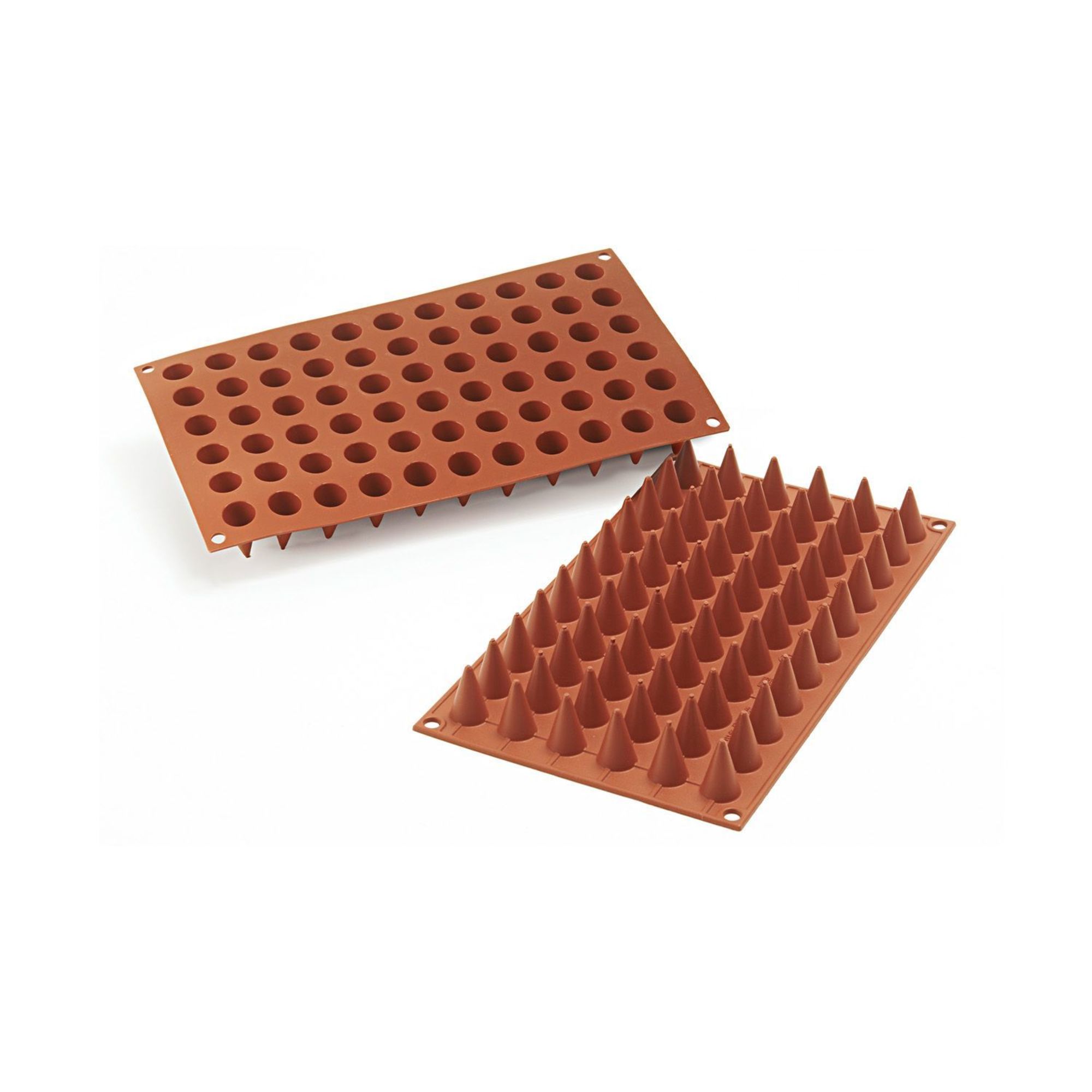 Siliko Mart Mini Cone Mold SF131 - Small Silicone Baking Molds for Chocolate, Candy, Desserts - Perfect for DIY Treats, Party Favors & Home Baking