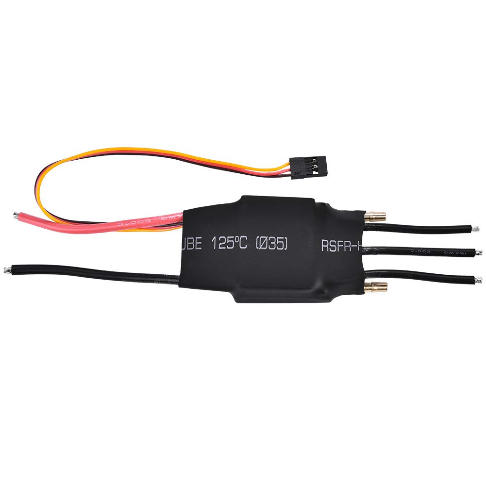 60A RC Boat ESC - Robust Waterproof Electronic Speed Controller with 5V/3A UBEC for RC Model Boats - Perfect for Racing, Hobbyists & Remote Control Boating Enthusiasts