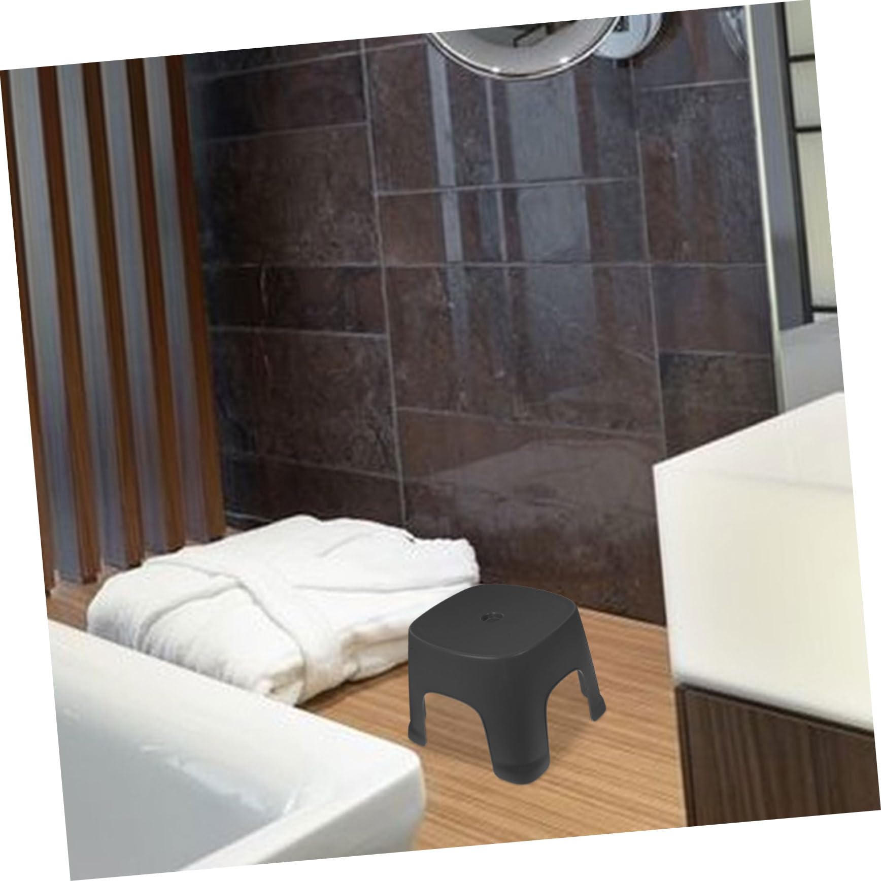 Non-Slip Plastic Step Stool for Adults & Kids - Bathroom Toilet Stool, Toddler Footstool, Household PVC Stool - Perfect for Bathroom, Kitchen, and Home Use