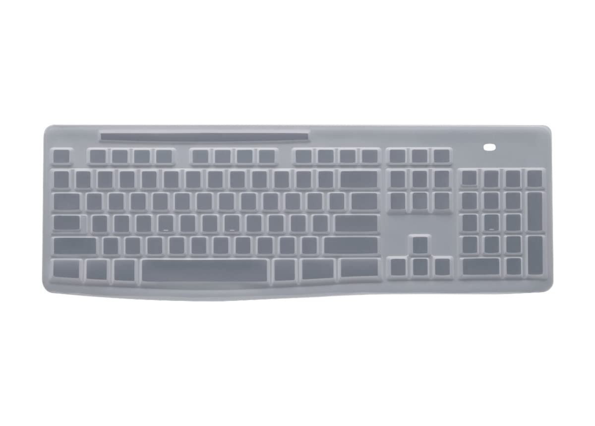 Logitech 956-000017 Transparent Keyboard Cover - Durable Protection for Logitech Keyboards | Perfect for Office, Home & Travel Use