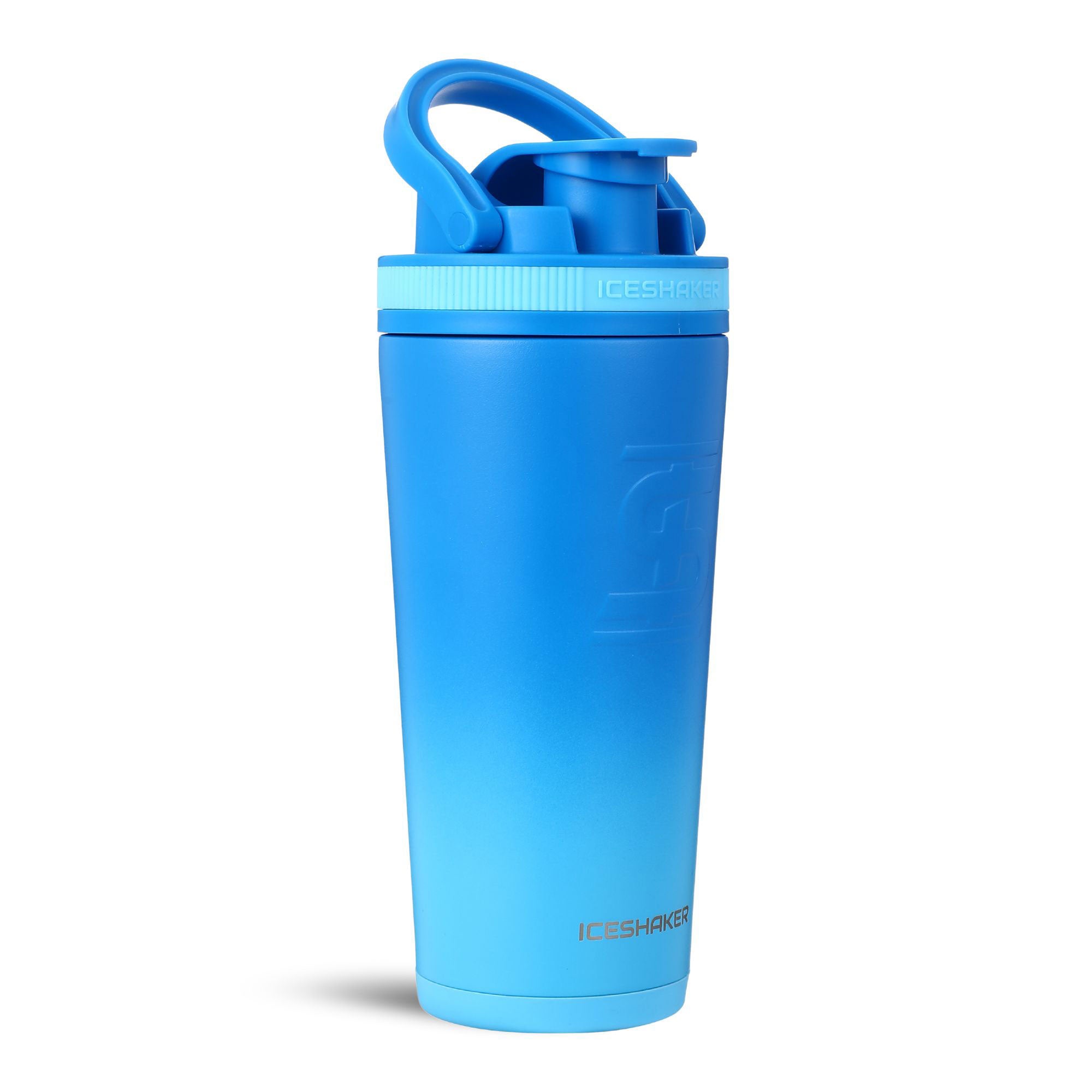 26oz Ice Shaker Bottle - Blue Color Rush Series | Leakproof Protein Shaker Cup for Gym, Workouts & Sports | BPA-Free Stainless Steel Water Bottle for Protein Shakes & Cold Drinks