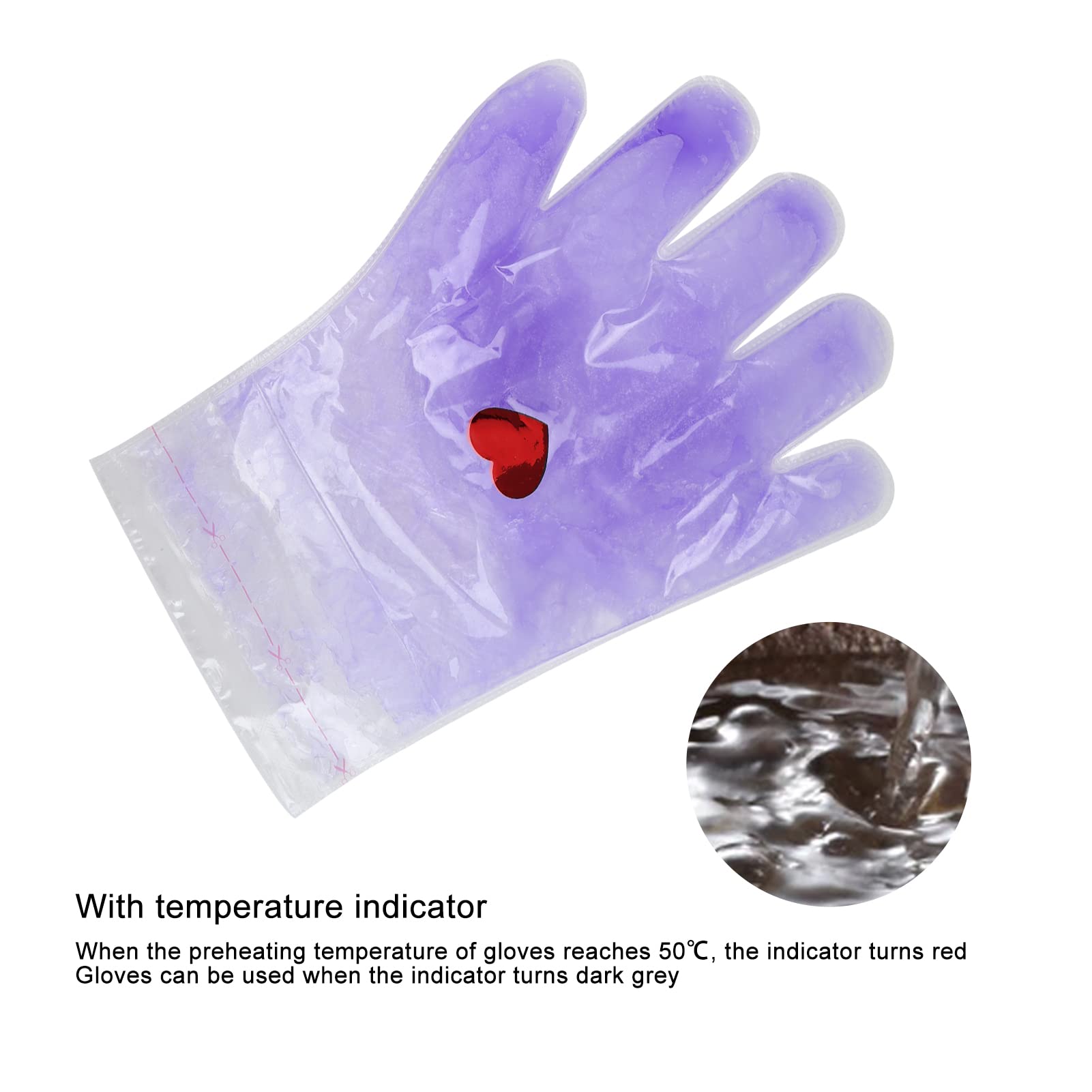Paraffin Wax Treatment Gloves for Hands - Moisturizing & Healing Therapy for Dry, Cracked Skin | Professional & Home Use | Spa, Salon & At-Home Hand Care