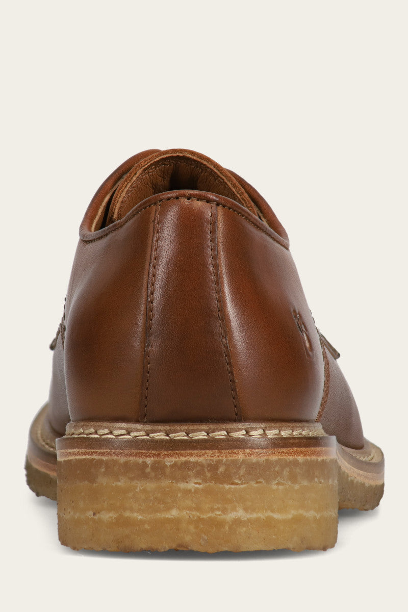 Carter Oxford Bark Shoes for Men - Classic Leather Dress Shoes for Business & Formal Occasions - Comfortable & Stylish Office Work Shoes